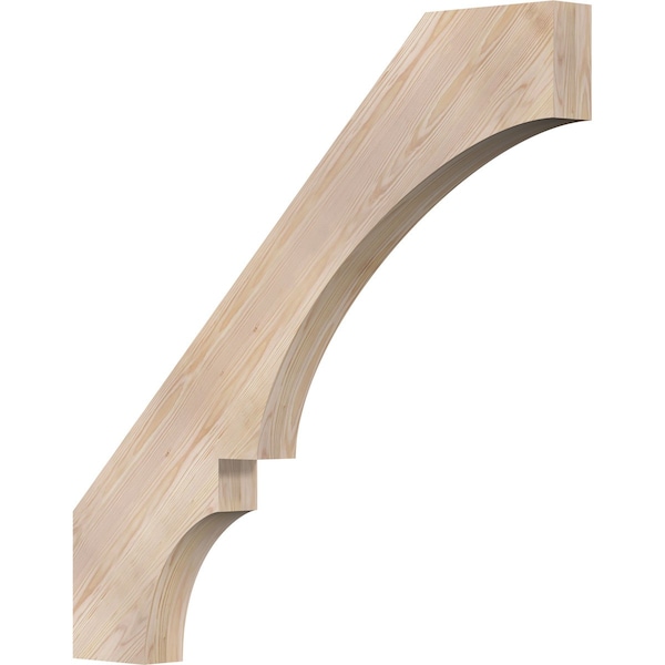 Ekena Millwork 3 1/2"W x 40"D x 40"H Balboa Smooth Knee Brace, Douglas Fir BRC04X40X40BOA00SDF - main